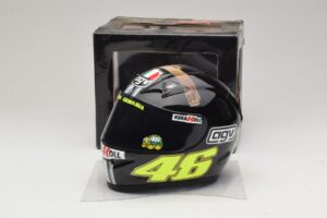 Kask AGV V. Rossi MotoGP Jerez Test 2007 Minichamps 1:2 327070046 Metal — zdjęcie 6 z 7