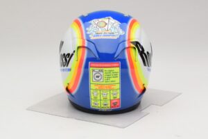 Kask AGV V. Rossi MotoGP Sepang 2005 Minichamps 1:2 327050066 Metal — zdjęcie 4 z 8