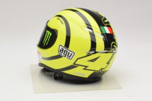 Kask AGV V. Rossi MotoGP Valencia Test 2009 Minichamps 1:2 327100066 Metal — zdjęcie 3 z 7
