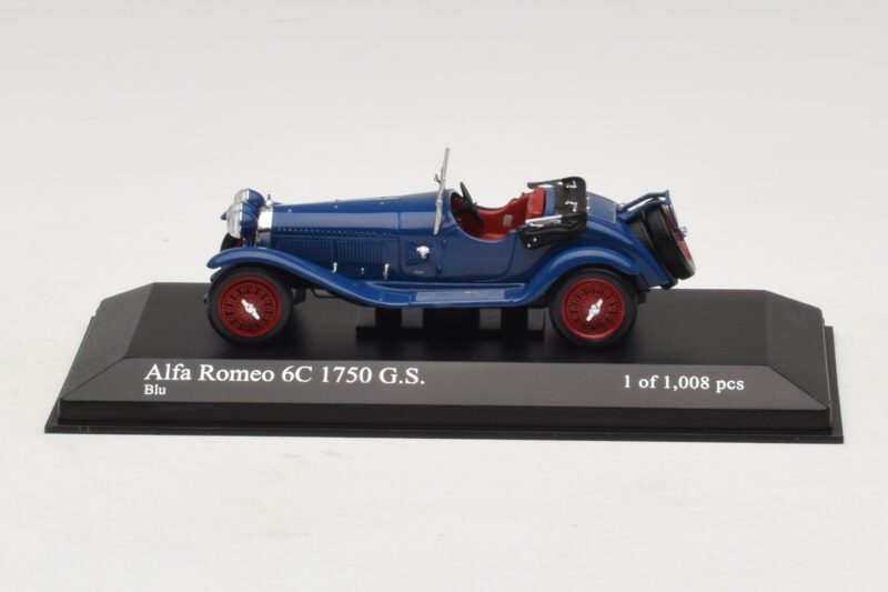 Alfa Romeo 6C 1750 G.S. Niebieski Minichamps 1:43 400120431 Metal