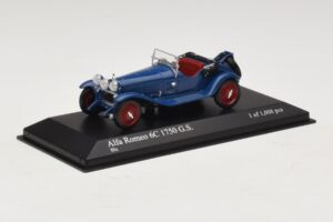 Alfa Romeo 6C 1750 G.S. Niebieski Minichamps 1:43 400120431 Metal — zdjęcie 2 z 5