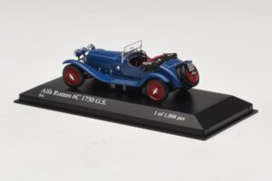 Alfa Romeo 6C 1750 G.S. Niebieski Minichamps 1:43 400120431 Metal — zdjęcie 3 z 5