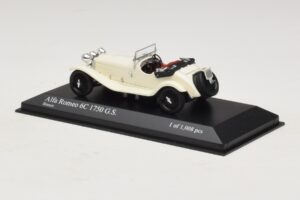 Alfa Romeo 6C 1750 G.S. Biały Minichamps 1:43 400120430 Metal — zdjęcie 3 z 5