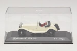 Alfa Romeo 6C 1750 G.S. Biały Minichamps 1:43 400120430 Metal — zdjęcie 4 z 5