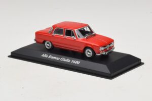 Alfa Romeo Giulia 1600 Czerwony Maxichamps 1:43 940120901 Metal — zdjęcie 3 z 5