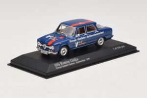 Alfa Romeo Giulia Europa-Testfahrt Sizilien-Hammerfest Minichamps 1:43 400120905 Metal — zdjęcie 2 z 5