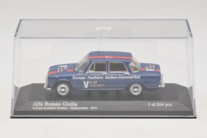 Alfa Romeo Giulia Europa-Testfahrt Sizilien-Hammerfest Minichamps 1:43 400120905 Metal — zdjęcie 4 z 5