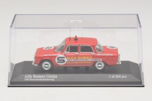 Alfa Romeo Giulia ONS Rennstreckensicherung 1973 Minichamps 1:43 400120994 Metal — zdjęcie 4 z 5