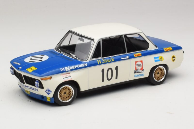 BMW 2002 #101 Koepchen H-J. Stuck Internationales ADAC 500km Eifelpokalrennen 1971 Minichamps 1:18 155702701 Metal