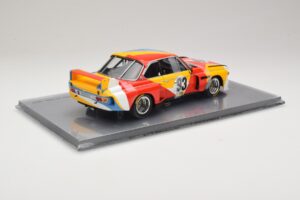 BMW 3.0 CSL Art Car Alexander Calder #51 H. Poulain / S. Posey / J. Guichet 24 Hours of Le Mans 1975 Minichamps 1:18 80430150 — zdjęcie 2 z 7