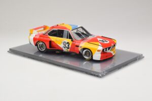 BMW 3.0 CSL Art Car Alexander Calder #51 H. Poulain / S. Posey / J. Guichet 24 Hours of Le Mans 1975 Minichamps 1:18 80430150 — zdjęcie 4 z 7