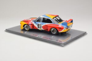 BMW 3.0 CSL Art Car Alexander Calder #51 H. Poulain / S. Posey / J. Guichet 24 Hours of Le Mans 1975 Minichamps 1:18 80430150 — zdjęcie 5 z 7