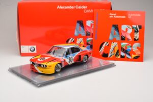 BMW 3.0 CSL Art Car Alexander Calder #51 H. Poulain / S. Posey / J. Guichet 24 Hours of Le Mans 1975 Minichamps 1:18 80430150 — zdjęcie 7 z 7