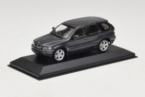 BMW X5 E53 4.4i Szary Metalik Zastępcze Pudełko Minichamps 1:43 80420393166-R1 Metal — zdjęcie 2 z 5