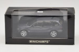 BMW X5 E53 4.4i Szary Metalik Zastępcze Pudełko Minichamps 1:43 80420393166-R1 Metal — zdjęcie 5 z 5