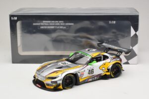 BMW Z4 GT3 #46 M. Palttala / L. Luhr 24 Hours of Spa Winner 2015 Minichamps 1:18 151152346 Metal — zdjęcie 6 z 6