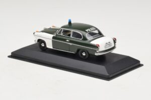 Borgward Isabella Polizei Frankfurt Minichamps 1:43 400096090 Metal — zdjęcie 3 z 5
