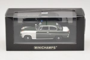 Borgward Isabella Polizei Frankfurt Minichamps 1:43 400096090 Metal — zdjęcie 5 z 5