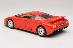 Bugatti EB110 Czerwony Bburago 1:18 3055-P1 Metal — zdjęcie 7 z 8