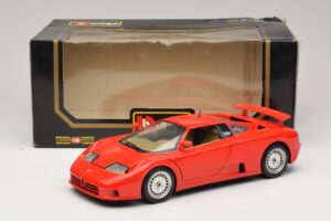 Bugatti EB110 Czerwony Bburago 1:18 3055-P1 Metal — zdjęcie 8 z 8