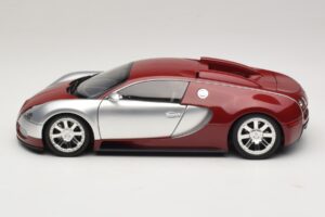 Bugatti Veyron Centenaire Edition Chrome Red Minichamps 1:18 100110851 Metal — zdjęcie 4 z 8