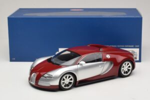 Bugatti Veyron Centenaire Edition Chrome Red Minichamps 1:18 100110851 Metal — zdjęcie 8 z 8