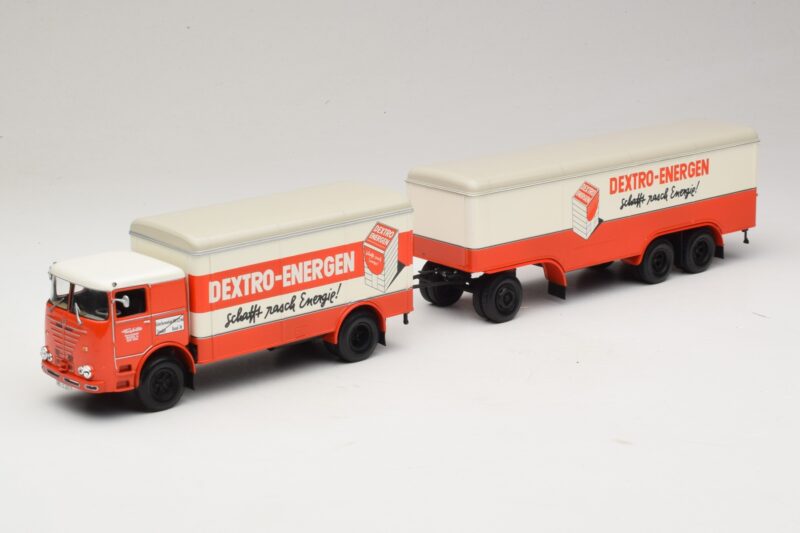 Bussing LU 11/16 Przyczepa Skrzyniowa Dextro Energen Minichamps 1:43 499073940 Metal