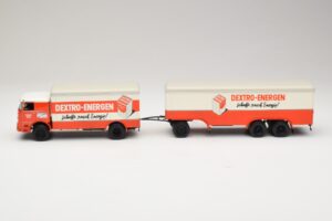 Bussing LU 11/16 Przyczepa Skrzyniowa Dextro Energen Minichamps 1:43 499073940 Metal — zdjęcie 3 z 6
