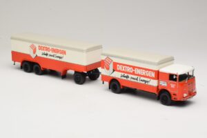 Bussing LU 11/16 Przyczepa Skrzyniowa Dextro Energen Minichamps 1:43 499073940 Metal — zdjęcie 4 z 6