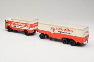 Bussing LU 11/16 Przyczepa Skrzyniowa Dextro Energen Minichamps 1:43 499073940 Metal — zdjęcie 5 z 6