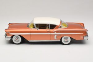 Chevrolet Bel Air Impala Coupe Miedziany & Kremowy KK-Scale 1:18 KKDC181591 Metal — zdjęcie 3 z 6