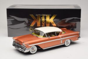 Chevrolet Bel Air Impala Coupe Miedziany & Kremowy KK-Scale 1:18 KKDC181591 Metal — zdjęcie 6 z 6