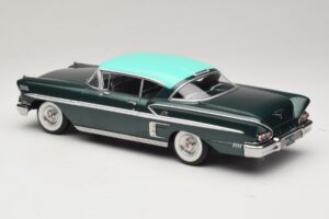 Chevrolet Bel Air Impala Coupe Ciemnozielony Metalik & Zielony KK-Scale 1:18 KKDC181594 Metal — zdjęcie 5 z 6