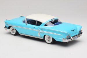 Chevrolet Bel Air Impala Coupe Turkusowy & Kremowy KK-Scale 1:18 KKDC181593 Metal — zdjęcie 5 z 6