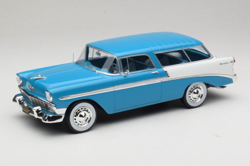 Chevrolet Bel Air Nomad Turkusowy & Biały KK-Scale 1:18 KKDC181292 Metal