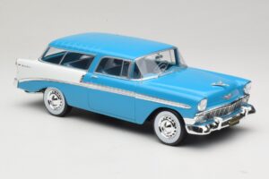 Chevrolet Bel Air Nomad Turkusowy & Biały KK-Scale 1:18 KKDC181292 Metal — zdjęcie 4 z 6