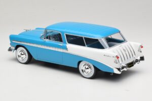 Chevrolet Bel Air Nomad Turkusowy & Biały KK-Scale 1:18 KKDC181292 Metal — zdjęcie 5 z 6