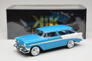 Chevrolet Bel Air Nomad Turkusowy & Biały KK-Scale 1:18 KKDC181292 Metal — zdjęcie 6 z 6