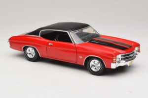 Chevrolet Chevelle SS454 Czerwony Maisto 1:18 31890-P1 Metal — zdjęcie 6 z 8