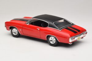 Chevrolet Chevelle SS454 Czerwony Maisto 1:18 31890-P1 Metal — zdjęcie 7 z 8