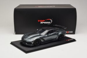 Chevrolet Corvette C7 ZR-1 Shadow Grey Metallic TopSpeed 1:18 TS0148 Żywica — zdjęcie 6 z 6