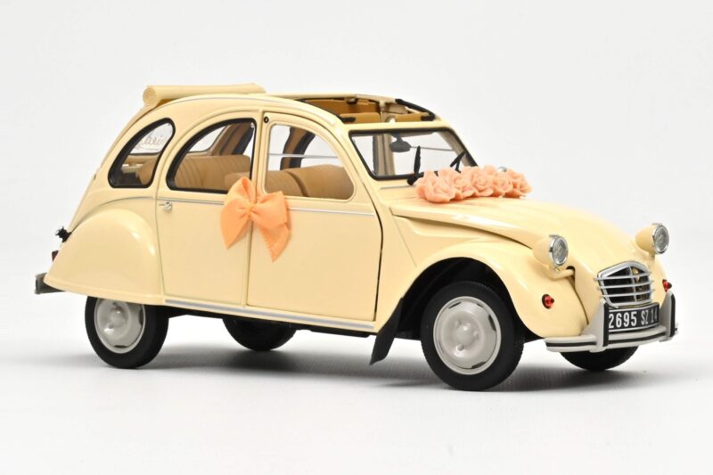 Citroen 2CV Wedding Gift Beżowy Norev 1:18 181475 Metal