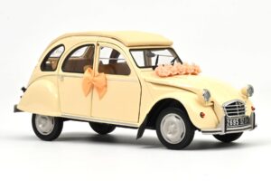 Citroen 2CV Wedding Gift Beżowy Norev 1:18 181475 Metal — zdjęcie 2 z 3