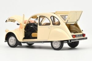 Citroen 2CV Wedding Gift Beżowy Norev 1:18 181475 Metal — zdjęcie 3 z 3
