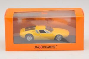 De Tomaso Mangusta Żółty Maxichamps 1:43 940127120 Metal — zdjęcie 5 z 5