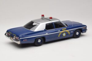 Dodge Monaco Nevada Highway Patrol Niebieski i Srebrny KK-Scale 1:18 KKDC181155 Metal — zdjęcie 2 z 6