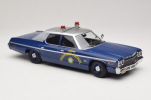 Dodge Monaco Nevada Highway Patrol Niebieski i Srebrny KK-Scale 1:18 KKDC181155 Metal — zdjęcie 4 z 6