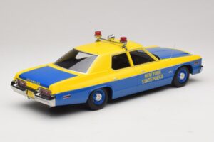 Dodge Monaco New York State Police Żółty i Niebieski KK-Scale 1:18 KKDC181156 Metal — zdjęcie 2 z 6