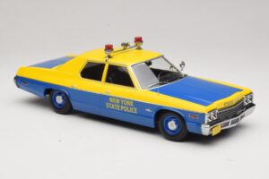 Dodge Monaco New York State Police Żółty i Niebieski KK-Scale 1:18 KKDC181156 Metal — zdjęcie 4 z 6