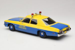 Dodge Monaco New York State Police Żółty i Niebieski KK-Scale 1:18 KKDC181156 Metal — zdjęcie 5 z 6